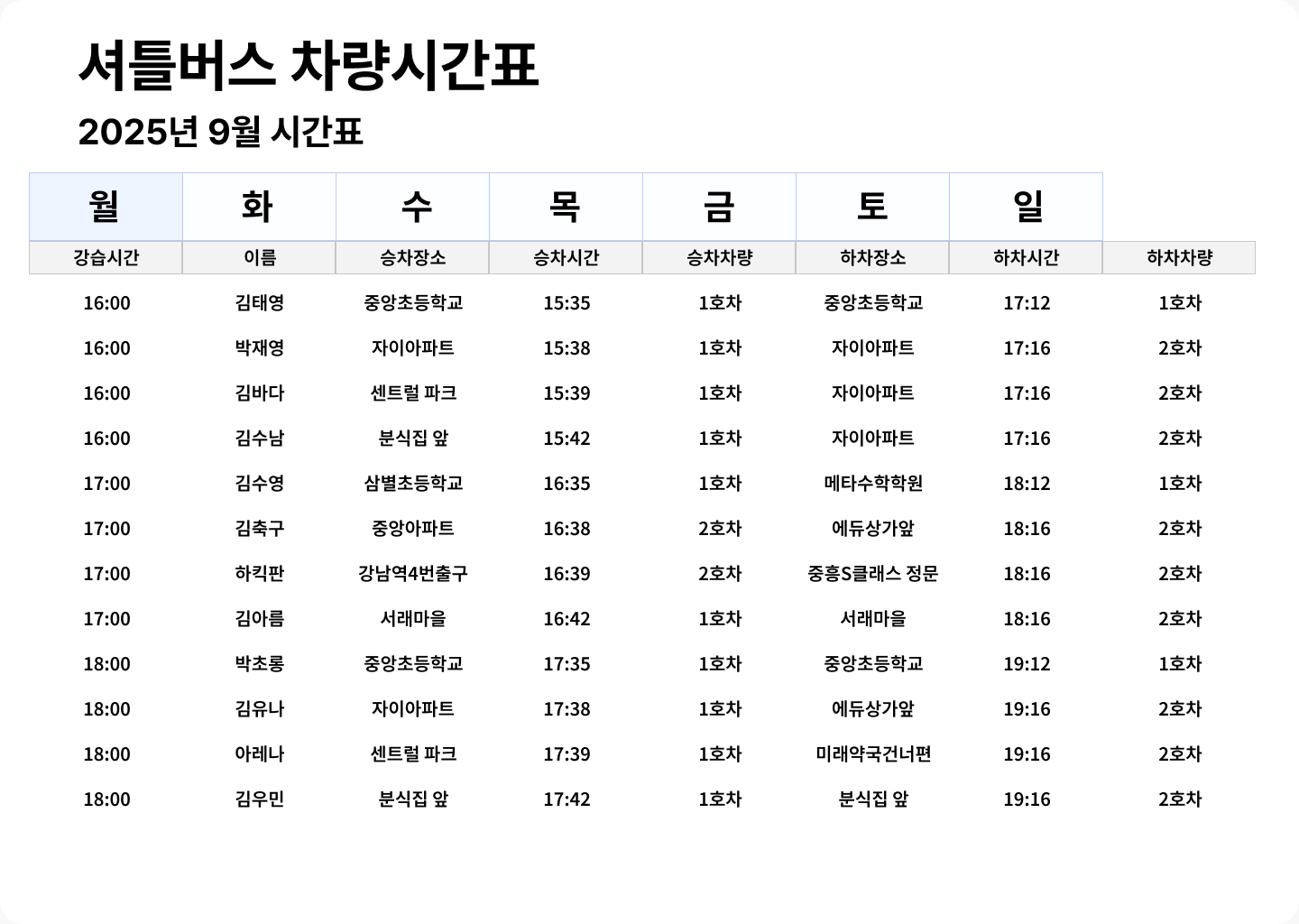 예약 안내 알림톡 이미지